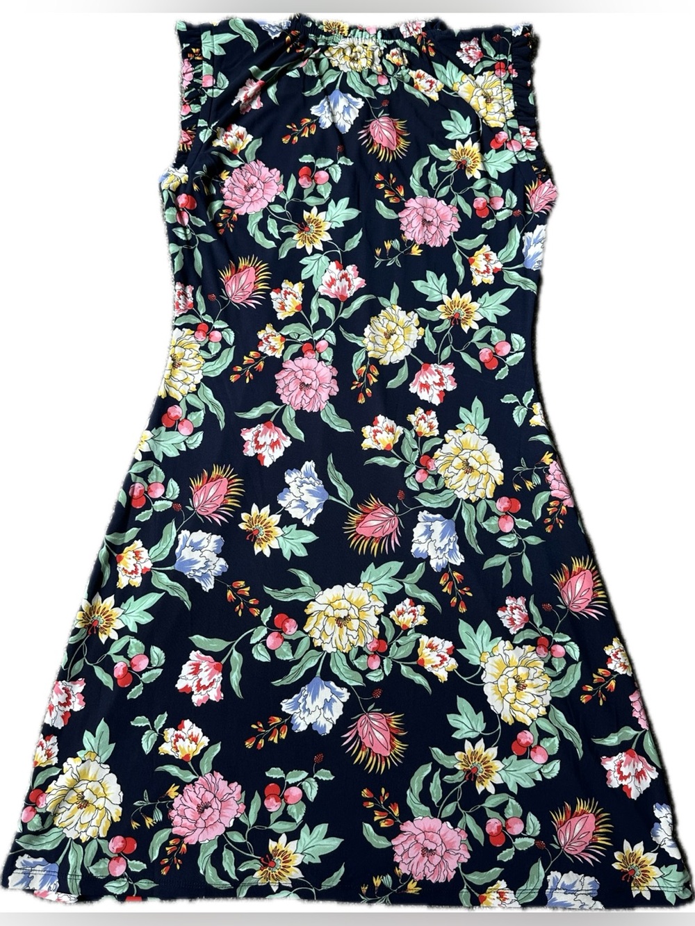 Tommy Hilfiger Ruffled Floral Jersey Dress - Picture 10 of 10
